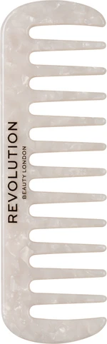 Revolution Haircare Hrebeň pre kučeravé a silné vlasy Natura l Curl Wide (Tooth Comb White)