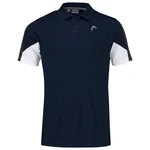 Pánské tričko Head  Club 22 Tech Polo Shirt Men Dark Blue  XXL