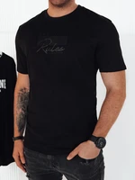 Men's T-shirt with black Dstreet print