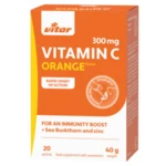 VITAR Vitamín C 300 mg + rakytník + zinok s príchuťou pomaranča 20 sáčkov