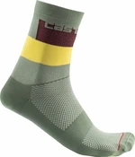 Castelli Blocco 15 Sock Avocado Green S/M Calzini ciclismo