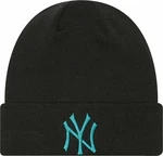 New York Yankees MLB League Essential Cuff Beanie Black/Light Blue UNI Bonnet d'hiver