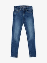 Dark Blue Girly Skinny Fit Jeans Guess - Girls