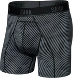 SAXX Kinetic Boxer Brief Optic Camo/Black S Fitness spodní prádlo