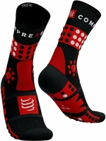 Compressport Trekking Negru/Roșu/Alb T4 Șosete pentru alergre