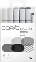 Copic Sketch Recambio de tinta Sketching Grays 6 pcs