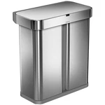 Simplehuman RECTANGULAR 58L DUAL - ST2036 - Bezdotykový kôš