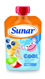 SUNAR Cool borůvka, banán, ovesné vločky 110g