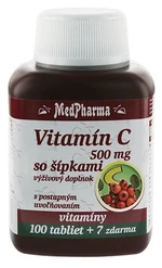 MEDPHARMA Vitamín C 500mg so šípkami 107 tabliet