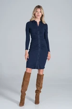 Figl Woman's Dress M824 Navy Blue