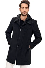 PLT8366 DEWBERRY MEN'S COAT-BLACK