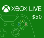 XBOX Live $50 Prepaid Card NZ