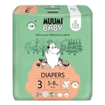 MUUMI BABY 3 Midi 5–8 kg eko plienky 50 ks