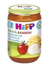 HIPP BIO Rajčata se špagetami a mozzarelou, od 8. měsíce 220 g