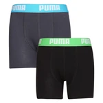 Puma 2PACK chlapecké boxerky vícebarevné (701219336 376) 128