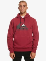 Quiksilver Big Logo Mikina Červená