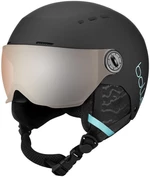 Bollé Quiz Visor Junior Ski Helmet Matte Black/Blue XS (49-52 cm) Sísisak