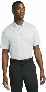 Nike Dri-Fit Victory Mens Golf Polo Light Grey/White 2XL Polo-Shirt