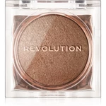 Makeup Revolution Beam Bright kompaktní pudrový rozjasňovač odstín Bronze Baddie 2,45 g