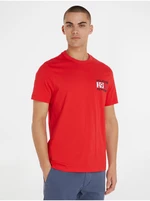 Red Men's T-Shirt Tommy Hilfiger - Men