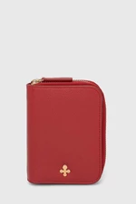 Kožená peňaženka Lilou dámska, červená farba, PORT/REDCAL/PO