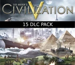 Sid Meier's Civilization V - 15 DLC Pack EU Steam CD Key