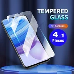 1-4Pcs tempered glass for Redmi 10X 5G protective film redmi note 10 10S 9 pro Max 9S 9T 8 8T 7 7S phone screen protector Glass