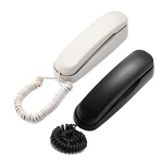 Compact Phone Wall-Mounted Caller Telephone Fixed Landline for Home Office Hotel Dropship