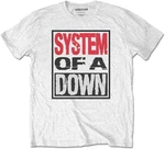 System of a Down Tricou Triple Stack Box White L