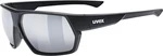 UVEX Sportstyle 238 Black Mat/Mirror Silver Cyklistické okuliare