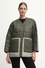 Obojstranná bunda Peak Performance Quilted dámska, oranžová farba, prechodná, oversize