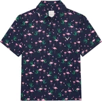 Callaway Boys All Over Flamingo Printed Peacoat M Tricou polo