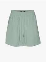 Light Green Women's Shorts Vero Moda Carmen - Women