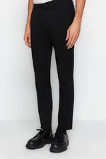 Trendyol Black férfi slim fit Chino nadrág