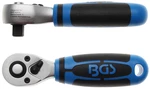 BGS technic Ráčna 1/4" s přepínací páčkou, extra krátká (1/4", 1/2", 3/8") - BGS Délka: Krátké, Velikost čtyřhranu: 3/8"