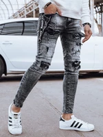 Men's Black Denim Dstreet Pants