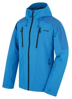 Husky Sevan M XXXL, neon blue Pánská softshell bunda