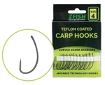 Zfish teflonové háčiky curved shank barbless 10 ks-veľkosť 8