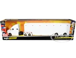 Mack Anthem Enclosed Transporter White "Custom Haulers" Series 1/64 Diecast Model by Maisto