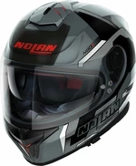 Nolan N80-8 Wanted N-Com Slate Grey White/Black 2XL Helm