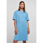 Women's dress with slit blue