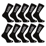 Set of ten pairs of men's socks in black Nedeto