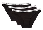 Calvin Klein 3 PACK - dámské kalhotky Bikini QD3588E-001 L