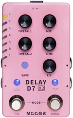 MOOER D7 X2 Delay Efecto de guitarra