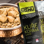 Adventure menu kuře korma s rýží