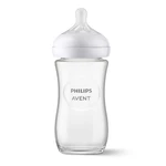 PHILIPS AVENT Fľaša Natural Response sklenená 240 ml 1m+