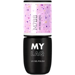 MYLAQ UV Gel Polish gélový lak na nechty odtieň My Pink Dots 5 ml