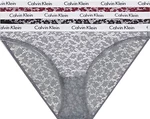 Calvin Klein 3 PACK - dámské kalhotky Bikini QD3926E-BP7 XS