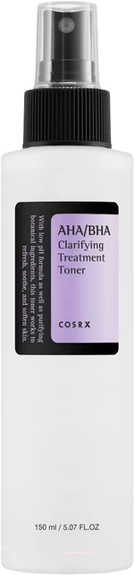 COSRX Čistiace pleťové tonikum AHA/BHA (Clarifying Treatment Toner) 150 ml