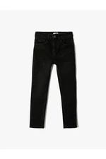 Koton Normal Waist Slim Leg Jeans Trousers